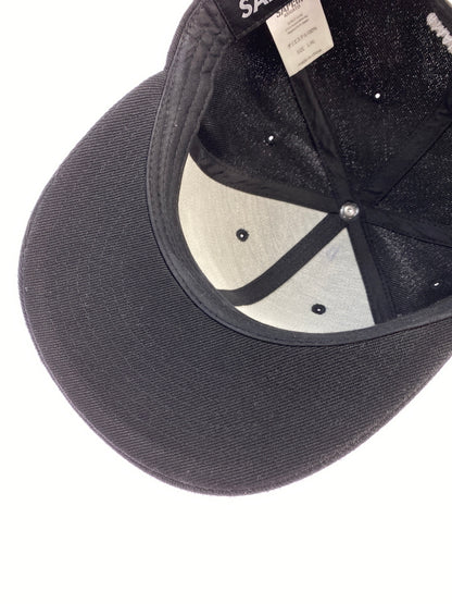 【中古品】【メンズ】 SAPEUR サプール 1985 LOGO CAP ロゴキャップ 帽子 185-260929-hu-36-min サイズ：FREE カラー：ブラック 万代Net店