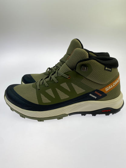 【中古品】【メンズ】 SALOMON サロモン アウトライズ ミッド GTX ゴアテックス シューズ 471436 アウトドア 162-260929-hu-30-min カラー：オリーブ系 万代Net店