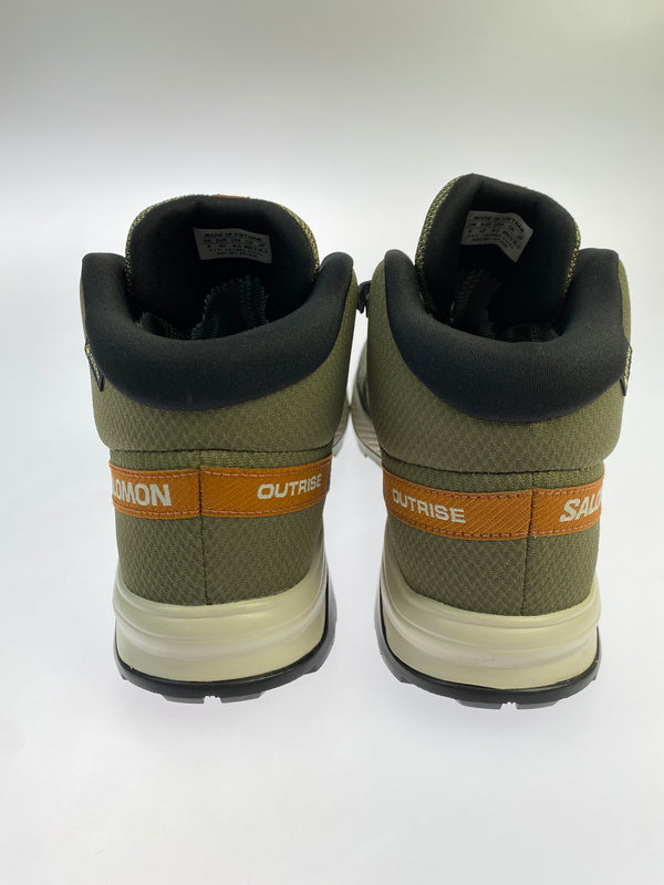 【中古品】【メンズ】 SALOMON サロモン アウトライズ ミッド GTX ゴアテックス シューズ 471436 アウトドア 162-260929-hu-30-min カラー：オリーブ系 万代Net店