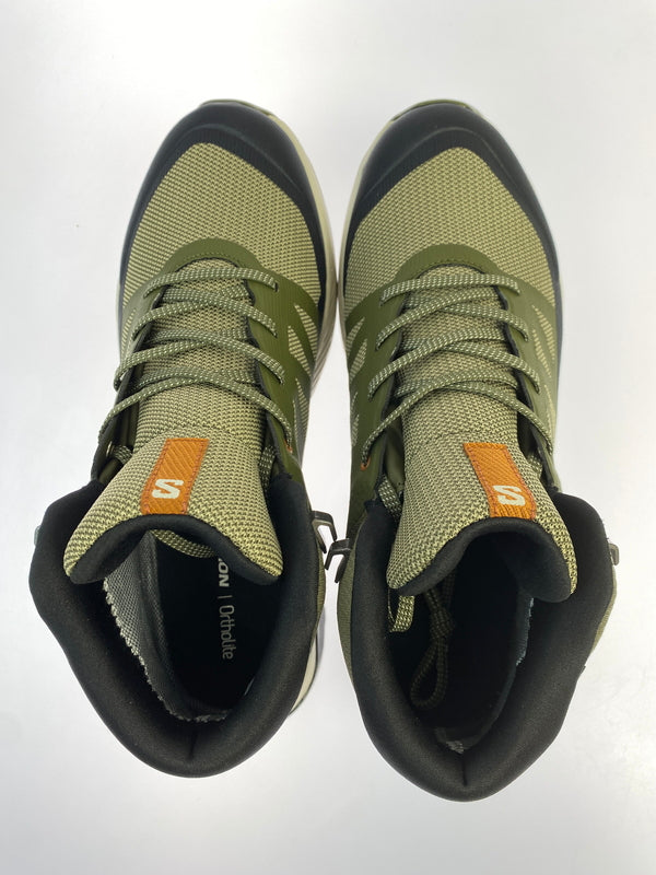 【中古品】【メンズ】 SALOMON サロモン アウトライズ ミッド GTX ゴアテックス シューズ 471436 アウトドア 162-260929-hu-30-min カラー：オリーブ系 万代Net店