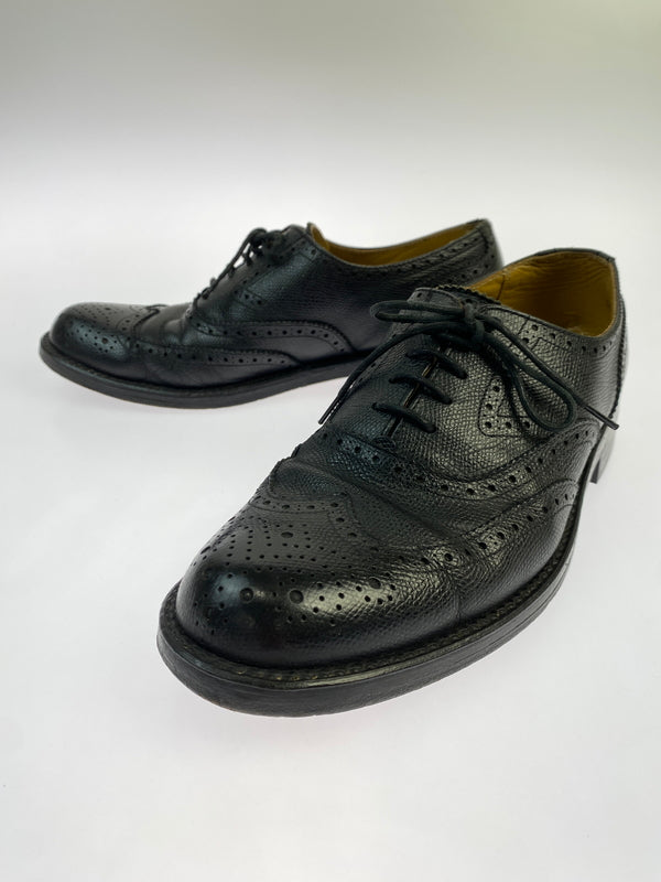 【中古品】【メンズ】 REGAL リーガル ウィングチップシューズ 革靴 シューズ 164-260929-hu-32-min サイズ：25EE カラー：ブラック 万代Net店