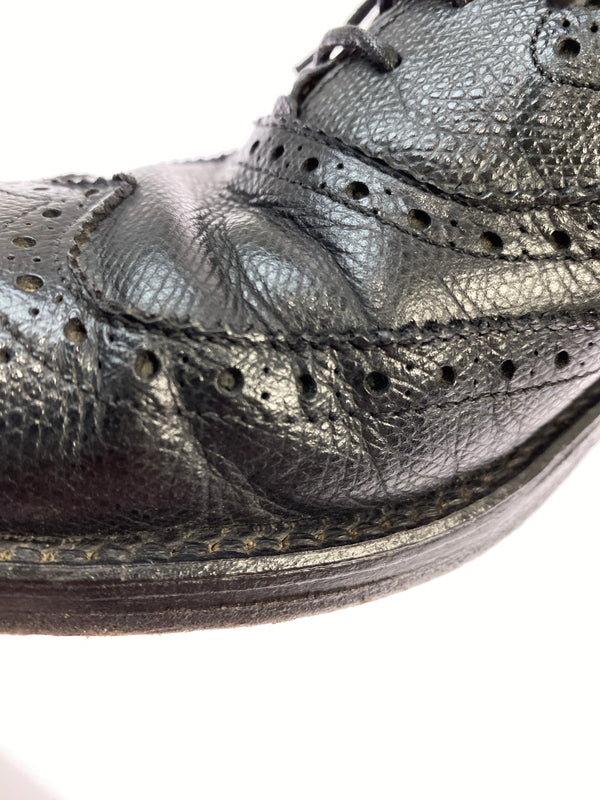 【中古品】【メンズ】 REGAL リーガル ウィングチップシューズ 革靴 シューズ 164-260929-hu-32-min サイズ：25EE カラー：ブラック 万代Net店
