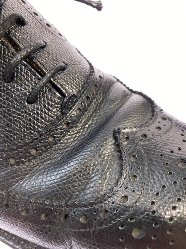【中古品】【メンズ】 REGAL リーガル ウィングチップシューズ 革靴 シューズ 164-260929-hu-32-min サイズ：25EE カラー：ブラック 万代Net店