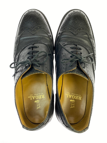【中古品】【メンズ】 REGAL リーガル ウィングチップシューズ 革靴 シューズ 164-260929-hu-32-min サイズ：25EE カラー：ブラック 万代Net店