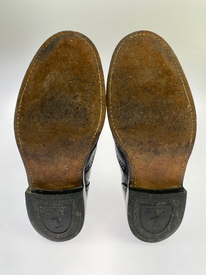 【中古品】【メンズ】 REGAL リーガル ウィングチップシューズ 革靴 シューズ 164-260929-hu-32-min サイズ：25EE カラー：ブラック 万代Net店