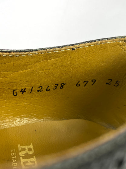 【中古品】【メンズ】 REGAL リーガル ウィングチップシューズ 革靴 シューズ 164-260929-hu-32-min サイズ：25EE カラー：ブラック 万代Net店