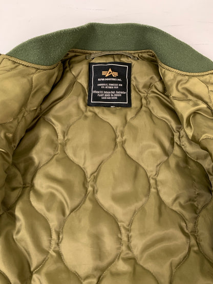 【中古品】【メンズ】 ALPHA INDUSTRIES アルファインダストリーズ TA7025-019 MA-1 ミリタリーブルゾン ベトナムジャケット 145-261003-ta-39-min サイズ：M カラー：カーキ 万代Net店