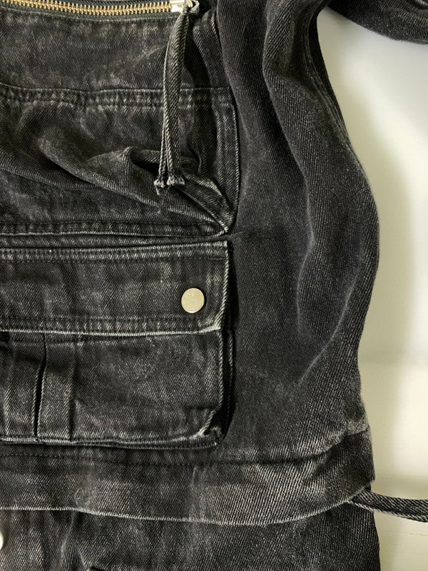 【中古品】【メンズ】 BREATH ブレス MULTI POCKET WIDE CARGO PANTS BR23SS-P1008 マルチポケット ワイド カーゴパンツ ボトムス 153-260930-yn-02-min サイズ：M カラー：ブラック 万代Net店