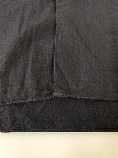 【中古品】【メンズ】 COMOLI コモリ 21SS WASHED COTTON REGULAR COLLAR SHIRT T01-02001 ウォッシュド コットン レギュラー カラー シャツ メンズ 長袖シャツ 140-261002-em-54-min サイズ：2 カラー：ダークネイビー（ほぼブラック） 万代Net店