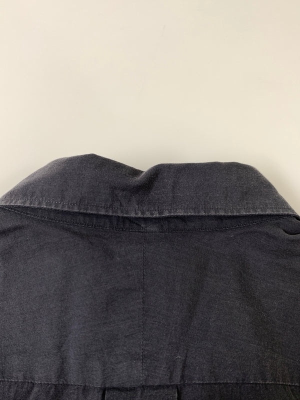 【中古品】【メンズ】 COMOLI コモリ 21SS WASHED COTTON REGULAR COLLAR SHIRT T01-02001 ウォッシュド コットン レギュラー カラー シャツ メンズ 長袖シャツ 140-261002-em-54-min サイズ：2 カラー：ダークネイビー（ほぼブラック） 万代Net店