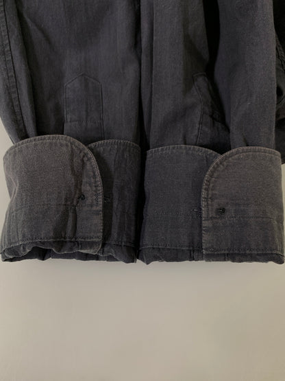 【中古品】【メンズ】 COMOLI コモリ 21SS WASHED COTTON REGULAR COLLAR SHIRT T01-02001 ウォッシュド コットン レギュラー カラー シャツ メンズ 長袖シャツ 140-261002-em-54-min サイズ：2 カラー：ダークネイビー（ほぼブラック） 万代Net店