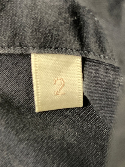 【中古品】【メンズ】 COMOLI コモリ 21SS WASHED COTTON REGULAR COLLAR SHIRT T01-02001 ウォッシュド コットン レギュラー カラー シャツ メンズ 長袖シャツ 140-261002-em-54-min サイズ：2 カラー：ダークネイビー（ほぼブラック） 万代Net店