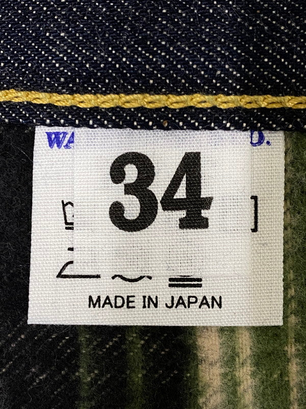 【中古美品】【メンズ】 WAREHOUSE ウエアハウス S1003XX DENIM PANTS デニムパンツ 創業30周年記念 大戦モデル ボトムス 156-260930-yn-07-min サイズ：W34 L32 カラー：インディゴ 万代Net店