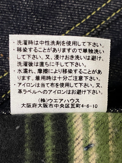 【中古美品】【メンズ】 WAREHOUSE ウエアハウス S1003XX DENIM PANTS デニムパンツ 創業30周年記念 大戦モデル ボトムス 156-260930-yn-07-min サイズ：W34 L32 カラー：インディゴ 万代Net店