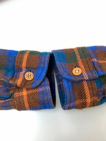 【中古品】【メンズ】 BIG MAC ビッグマック 80S USA製 HEAVY FLANNEL SHIRT ヘビーフランネルシャツ タータンチェックシャツ 146-261003-ta-09-min サイズ：M カラー：マルチカラー 万代Net店