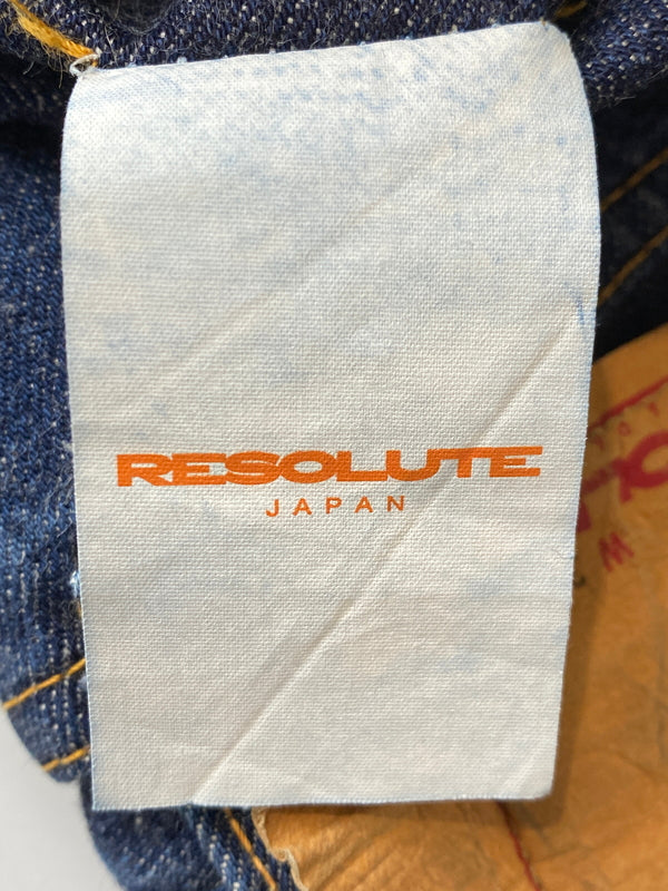 【中古品】【メンズ】 RESOLUTE リゾルト STRAIGHT DENIM ストレート デニム パンツ メンズ ボトムス ジーンズ ジーパン 156-261022-em-47-min サイズ：W32×L30 カラー：インディゴ 万代Net店