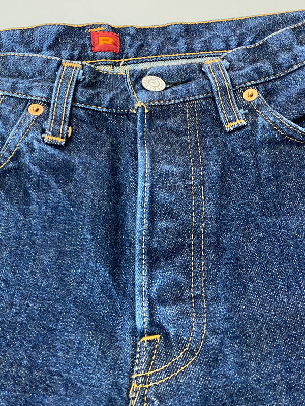 【中古品】【メンズ】 RESOLUTE リゾルト STRAIGHT DENIM ストレート デニム パンツ メンズ ボトムス ジーンズ ジーパン 156-261022-em-47-min サイズ：W32×L30 カラー：インディゴ 万代Net店