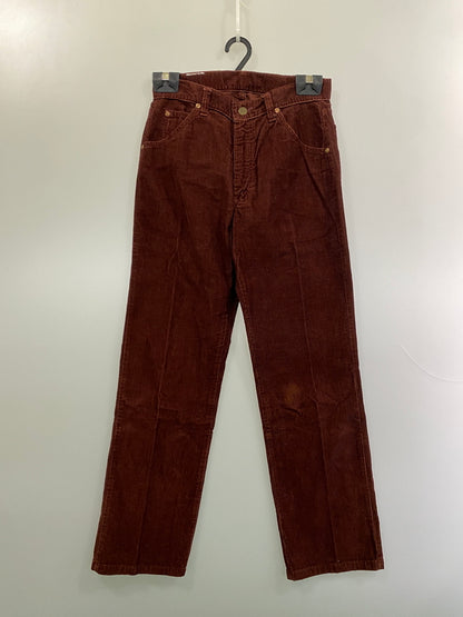 【中古品】【メンズ】 LEE リー 70S USA製 CORDUROY FLARE PANTS ７０年代 アメリカ製 コーデュロイ フレア パンツ メンズ ボトムス コールテン 157-261022-em-46-min サイズ：30×34 カラー：バーガンディ 万代Net店