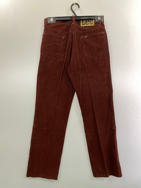 【中古品】【メンズ】 LEE リー 70S USA製 CORDUROY FLARE PANTS ７０年代 アメリカ製 コーデュロイ フレア パンツ メンズ ボトムス コールテン 157-261022-em-46-min サイズ：30×34 カラー：バーガンディ 万代Net店
