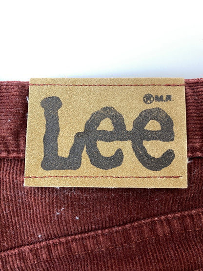 【中古品】【メンズ】 LEE リー 70S USA製 CORDUROY FLARE PANTS ７０年代 アメリカ製 コーデュロイ フレア パンツ メンズ ボトムス コールテン 157-261022-em-46-min サイズ：30×34 カラー：バーガンディ 万代Net店