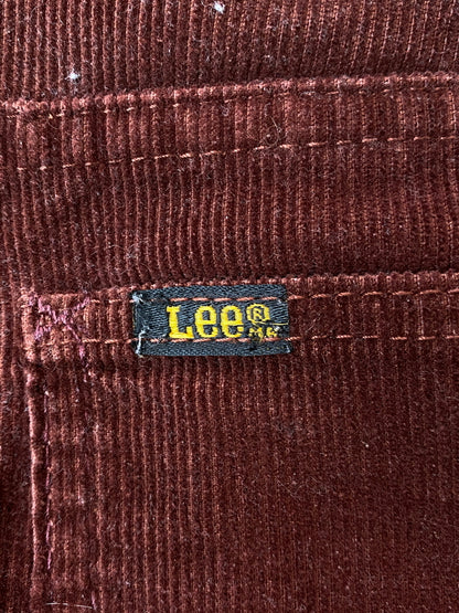 【中古品】【メンズ】 LEE リー 70S USA製 CORDUROY FLARE PANTS ７０年代 アメリカ製 コーデュロイ フレア パンツ メンズ ボトムス コールテン 157-261022-em-46-min サイズ：30×34 カラー：バーガンディ 万代Net店