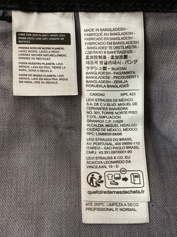 【中古品】【メンズ】 LEVI'S リーバイス SILVERTAB BAGGY PAINTER PANTS シルバータブ バギー ペインター パンツ メンズ ボトムス デニムパンツ ジーンズ 157-261022-em-48-min サイズ：W30×L30 カラー：インディゴブラック 万代Net店