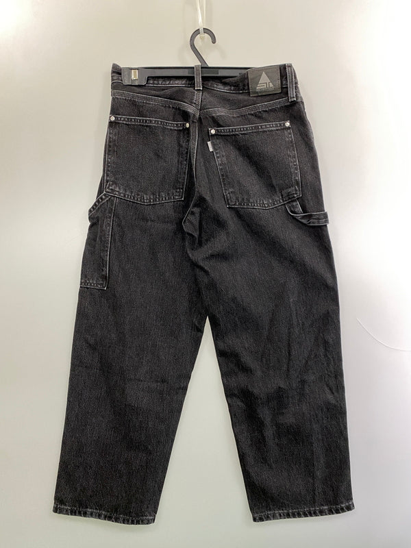 【中古品】【メンズ】 LEVI'S リーバイス SILVERTAB BAGGY PAINTER PANTS シルバータブ バギー ペインター パンツ メンズ ボトムス デニムパンツ ジーンズ 157-261022-em-48-min サイズ：W30×L30 カラー：インディゴブラック 万代Net店