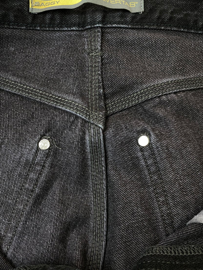 【中古品】【メンズ】 LEVI'S リーバイス SILVERTAB BAGGY PAINTER PANTS シルバータブ バギー ペインター パンツ メンズ ボトムス デニムパンツ ジーンズ 157-261022-em-48-min サイズ：W30×L30 カラー：インディゴブラック 万代Net店