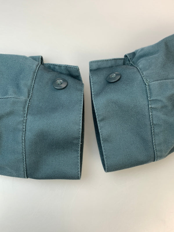 【中古品】【メンズ】 SUPREME シュプリーム × UNDERCOVER 18SS PUBLIC ENEMY WORK JACKET アンダーカバー パブリック エネミー ワーク ジャケット アウター 142-260930-yn-17-min サイズ：L カラー：DUSTY TEAL 万代Net店