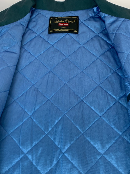【中古品】【メンズ】 SUPREME シュプリーム × UNDERCOVER 18SS PUBLIC ENEMY WORK JACKET アンダーカバー パブリック エネミー ワーク ジャケット アウター 142-260930-yn-17-min サイズ：L カラー：DUSTY TEAL 万代Net店