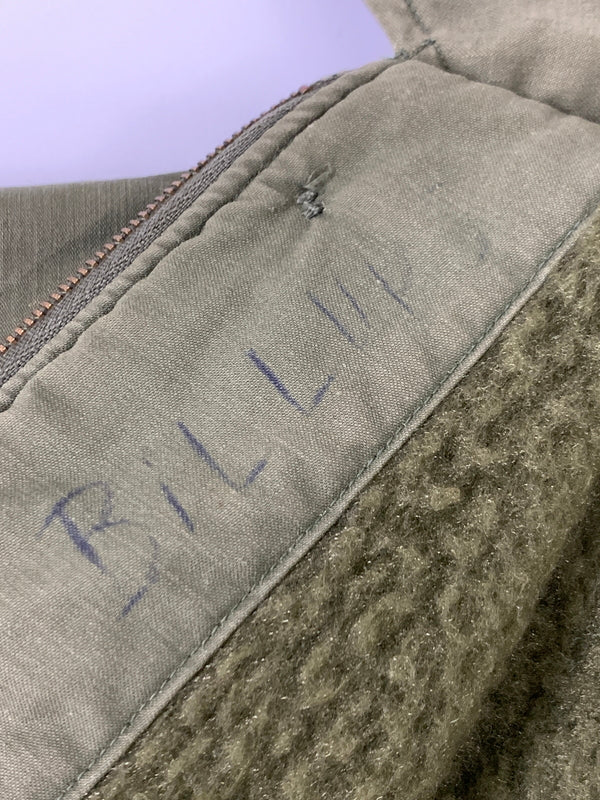 【中古品】【メンズ】 US NAVY ユーエスネイビー A-2 DECK JACKET エーツー デッキジャケット メンズ アウター 防寒 防風 ミリタリー 146-261002-em-09-min サイズ：S(34-36） カラー：カーキ 万代Net店