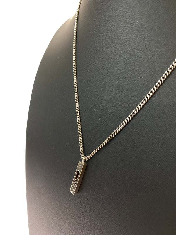 【中古品】【メンズ】 GUCCI グッチ カットアウトG ネックレス アクセサリー 小物 182-261006-hu-05-min カラー：シルバー 万代Net店