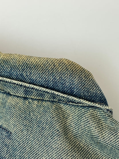 【現状渡し品】【メンズ】 CARHARTT カーハート EJU108 USA製 DENIM JACKET デニムジャケット Gジャン 146-261003-ta-06-min サイズ：40 カラー：ブルー系 万代Net店