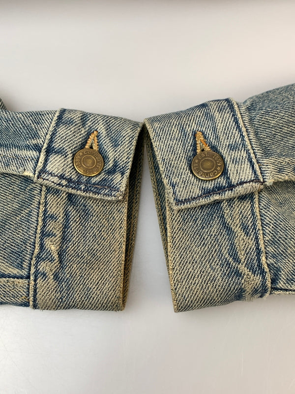 【現状渡し品】【メンズ】 CARHARTT カーハート EJU108 USA製 DENIM JACKET デニムジャケット Gジャン 146-261003-ta-06-min サイズ：40 カラー：ブルー系 万代Net店