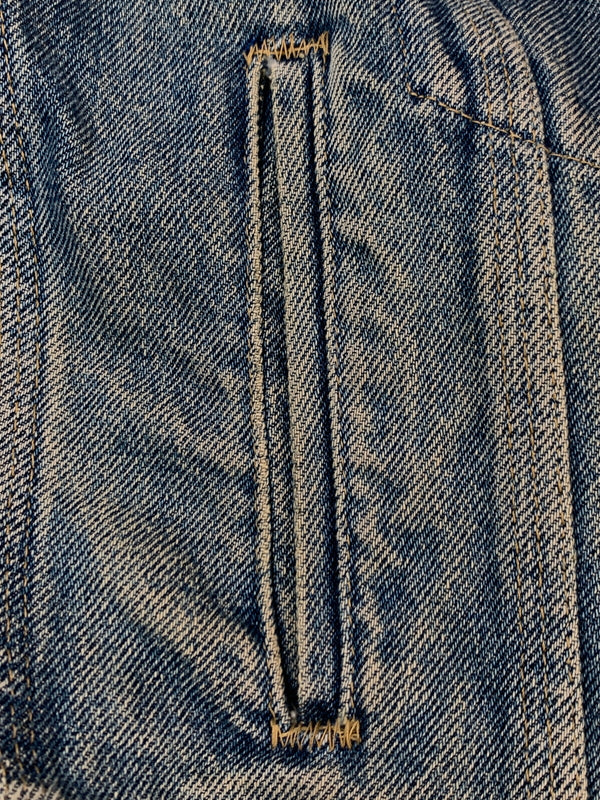 【現状渡し品】【メンズ】 CARHARTT カーハート EJU108 USA製 DENIM JACKET デニムジャケット Gジャン 146-261003-ta-06-min サイズ：40 カラー：ブルー系 万代Net店