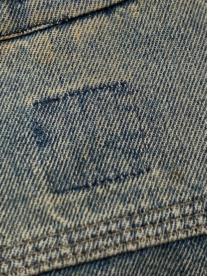【現状渡し品】【メンズ】 CARHARTT カーハート EJU108 USA製 DENIM JACKET デニムジャケット Gジャン 146-261003-ta-06-min サイズ：40 カラー：ブルー系 万代Net店