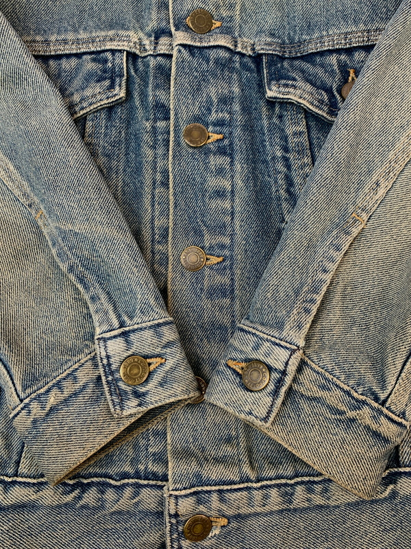 【現状渡し品】【メンズ】 CARHARTT カーハート EJU108 USA製 DENIM JACKET デニムジャケット Gジャン 146-261003-ta-06-min サイズ：40 カラー：ブルー系 万代Net店