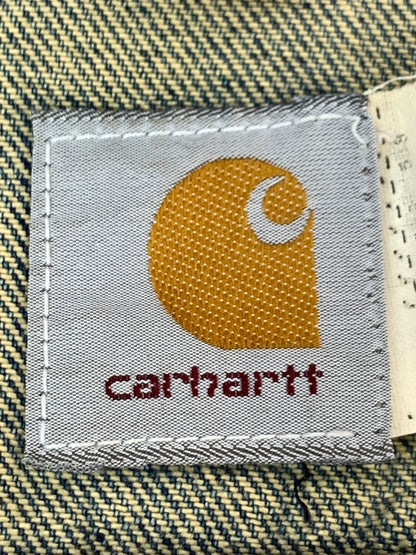 【現状渡し品】【メンズ】 CARHARTT カーハート EJU108 USA製 DENIM JACKET デニムジャケット Gジャン 146-261003-ta-06-min サイズ：40 カラー：ブルー系 万代Net店