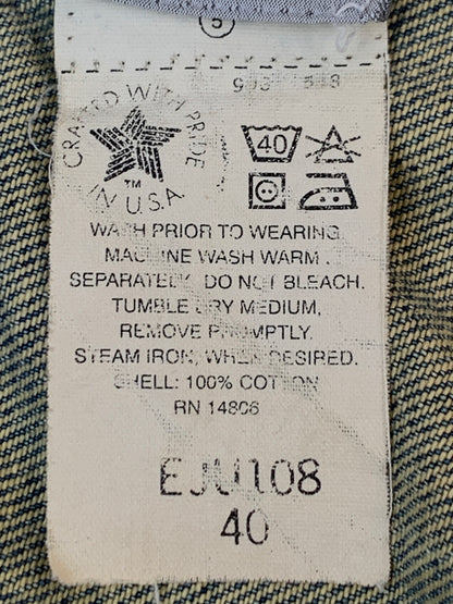 【現状渡し品】【メンズ】 CARHARTT カーハート EJU108 USA製 DENIM JACKET デニムジャケット Gジャン 146-261003-ta-06-min サイズ：40 カラー：ブルー系 万代Net店