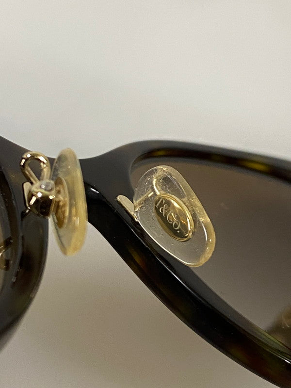 【中古品】【メンズ】 TIFFANY＆Co ティファニー TF4209D サングラス アクセサリー 203-261008-KS-22-min サイズ：54□19 140 カラー：ブラウン 万代Net店
