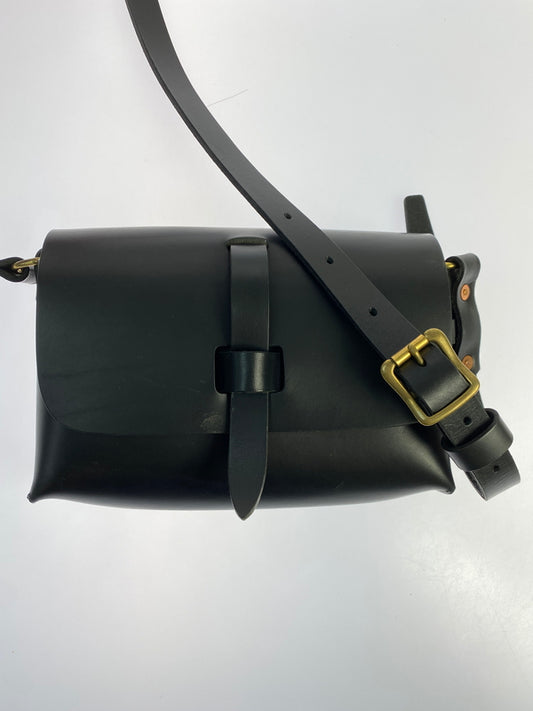 【中古品】【メンズ/レディース】 UN KNOWS アンノウズ LEATHER SHOULDER BAG レザー ショルダー バッグ カバン 188-261004-hu-18-min カラー：ブラック 万代Net店