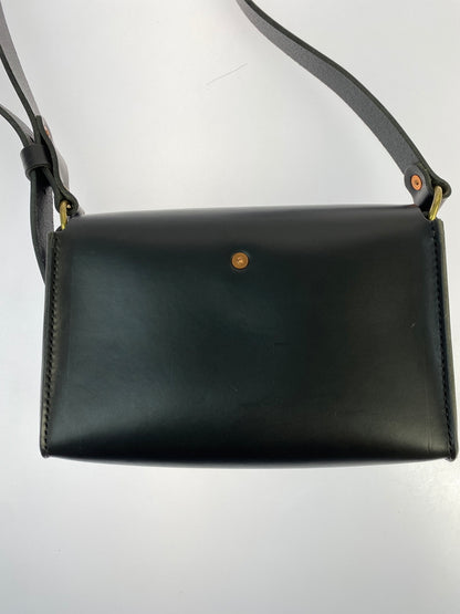 【中古品】【メンズ/レディース】 UN KNOWS アンノウズ LEATHER SHOULDER BAG レザー ショルダー バッグ カバン 188-261004-hu-18-min カラー：ブラック 万代Net店