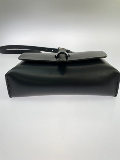 【中古品】【メンズ/レディース】 UN KNOWS アンノウズ LEATHER SHOULDER BAG レザー ショルダー バッグ カバン 188-261004-hu-18-min カラー：ブラック 万代Net店