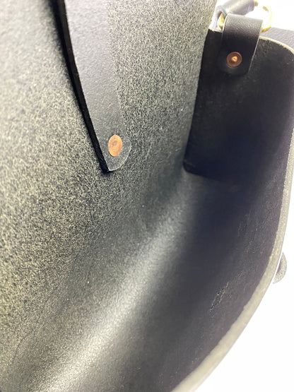 【中古品】【メンズ/レディース】 UN KNOWS アンノウズ LEATHER SHOULDER BAG レザー ショルダー バッグ カバン 188-261004-hu-18-min カラー：ブラック 万代Net店