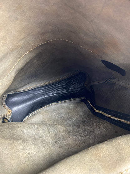 【中古品】【メンズ】 HERZ ヘルツ LEATHER BACKPACK レザー バックパック R-135 リュック カバン 188-261004-hu-22-min カラー：ブラウン系 万代Net店
