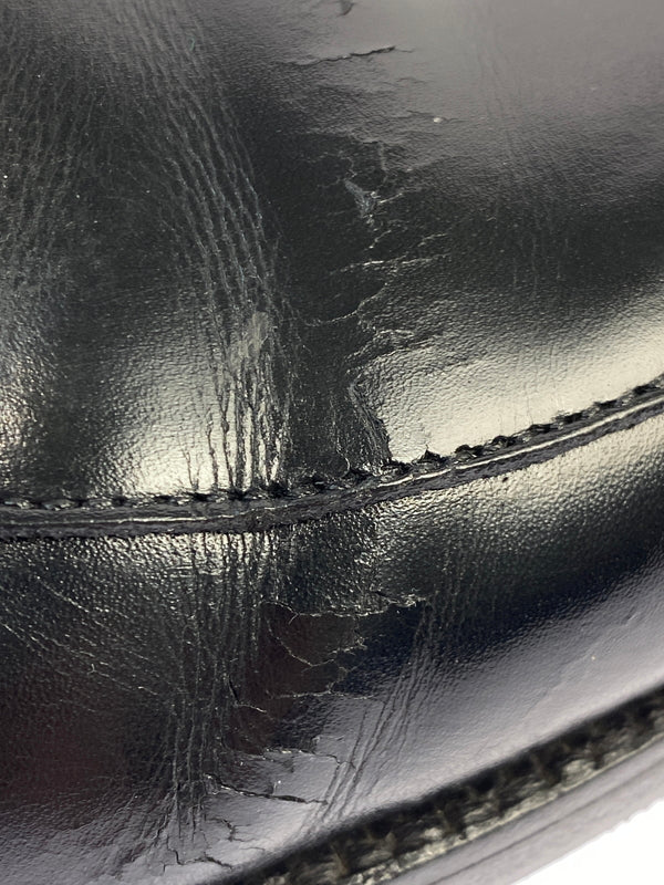 【中古品】【メンズ】 ALDEN オールデン ALGONQUIN BLUCHER OX 54411 アルゴンキン アルガンコン ブルーチャー オックスフォード 革靴 レザー シューズ 164-261007-em-06-min サイズ：7 1/2 カラー：ブラック 万代Net店
