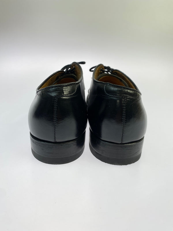 【中古品】【メンズ】 ALDEN オールデン ALGONQUIN BLUCHER OX 54411 アルゴンキン アルガンコン ブルーチャー オックスフォード 革靴 レザー シューズ 164-261007-em-06-min サイズ：7 1/2 カラー：ブラック 万代Net店