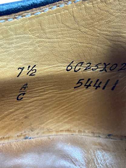 【中古品】【メンズ】 ALDEN オールデン ALGONQUIN BLUCHER OX 54411 アルゴンキン アルガンコン ブルーチャー オックスフォード 革靴 レザー シューズ 164-261007-em-06-min サイズ：7 1/2 カラー：ブラック 万代Net店