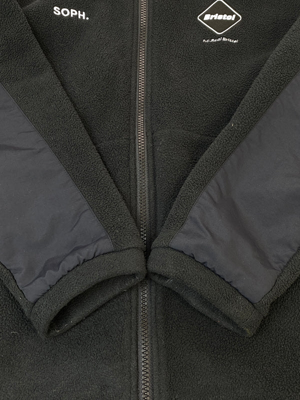 【中古品】【メンズ】 F.C.R.B. エフシーアールビー FCRB-189032 POLARTEC FLEECE STAND COLLAR BLOUSON ポーラテックフリース スタンドカラーブルゾン フリース 142-261003-ta-35-min サイズ：M カラー：ブラック 万代Net店