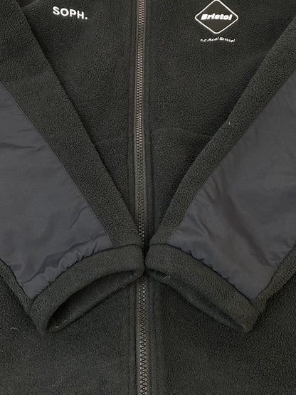 【中古品】【メンズ】 F.C.R.B. エフシーアールビー FCRB-189032 POLARTEC FLEECE STAND COLLAR BLOUSON ポーラテックフリース スタンドカラーブルゾン フリース 142-261003-ta-35-min サイズ：M カラー：ブラック 万代Net店